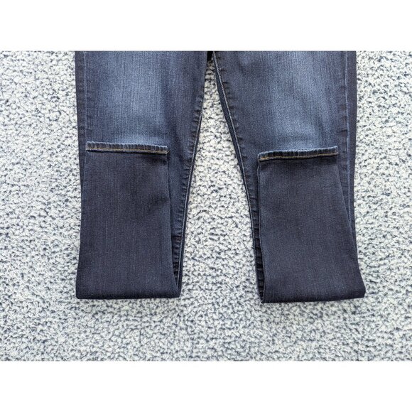 Frame Denim Le Skinny De Jeanne Jeans Size 31 Crop Ankle Wellington Dark Wash - Picture 6 of 14